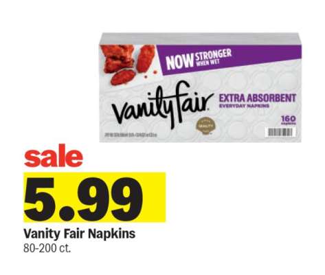 Vanity Fair Napkins
