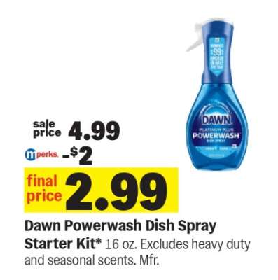 Dawn Powerwash Dish Spray Starter Kit*