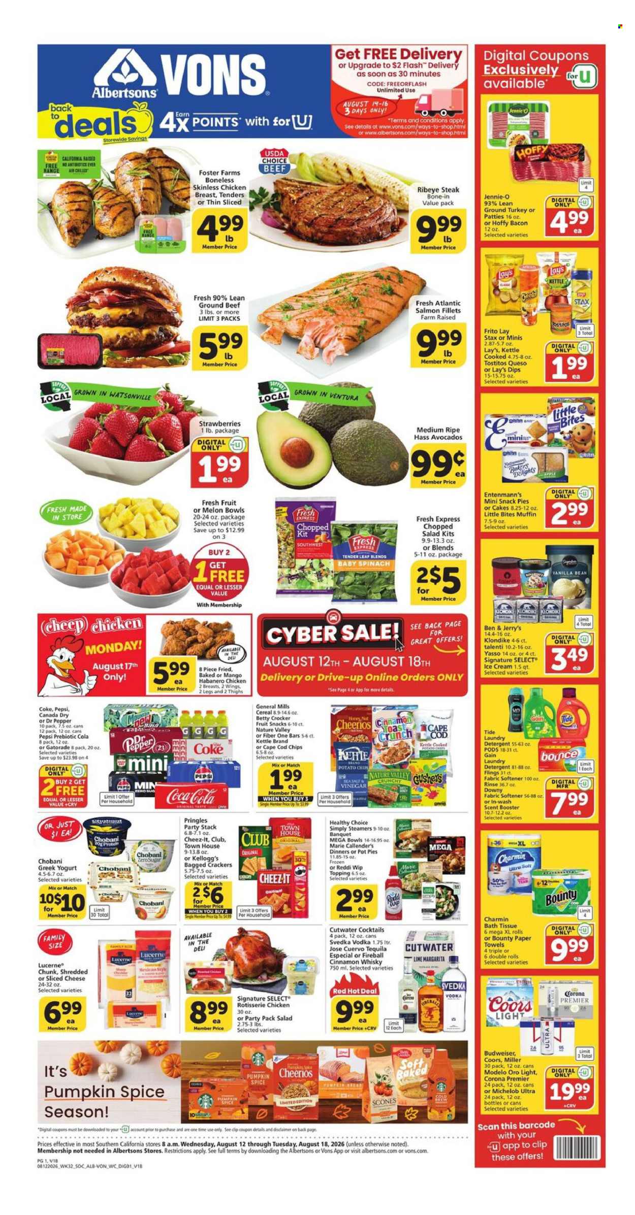 Albertsons ad  - 08.12.2026 - 08.18.2026. Page 1