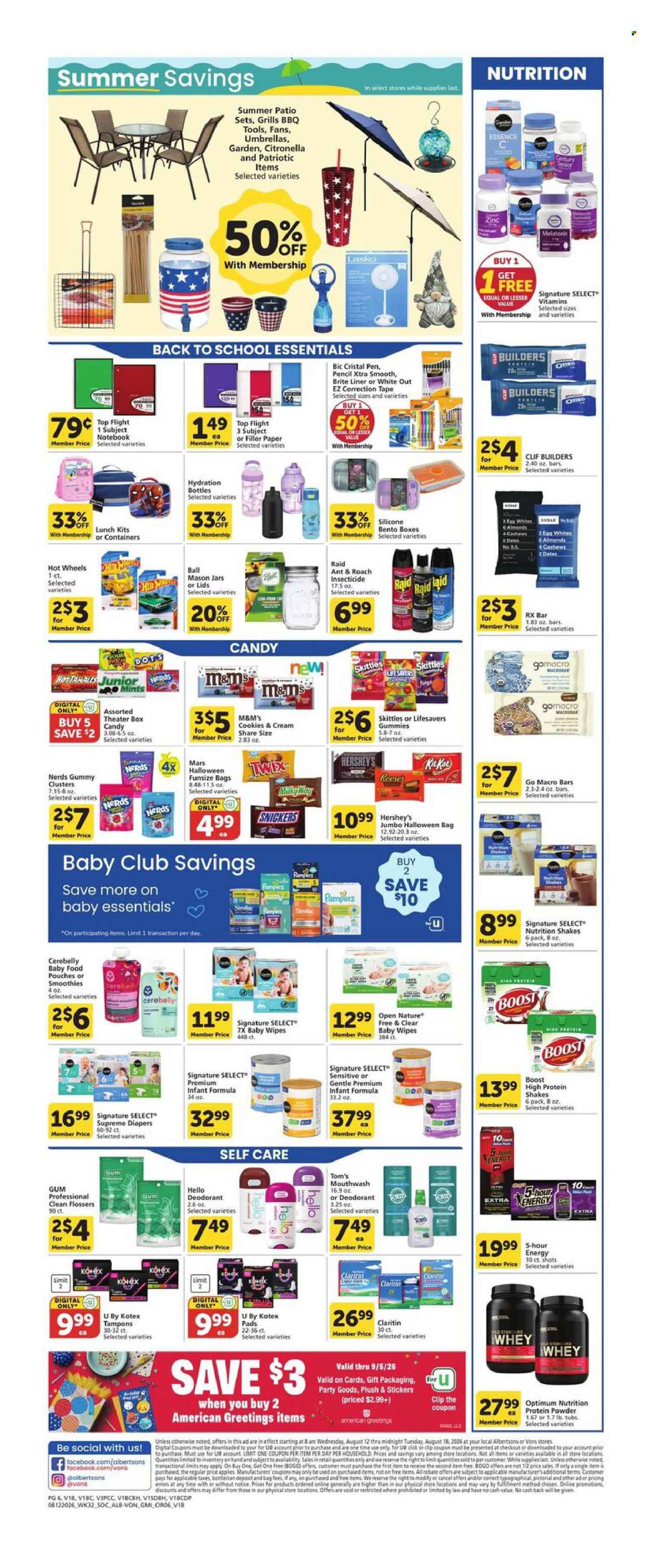 Albertsons ad  - 08.12.2026 - 08.18.2026. Page 5