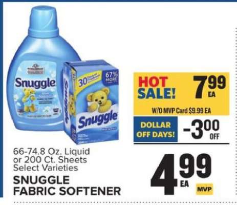 Snuggle Fabric Softener