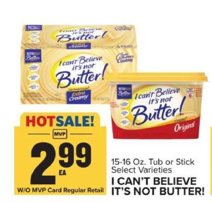 I Can't Believe It's Not Butter!