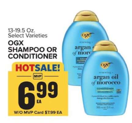 OGX SHAMPOO OR CONDITIONER