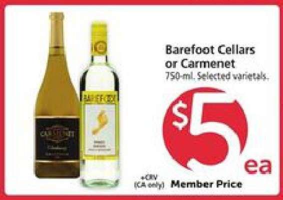 Barefoot Cellars or Carmenet