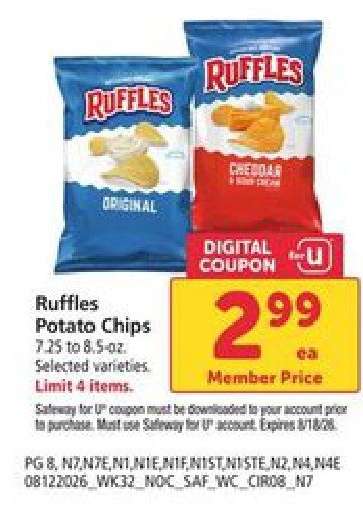 Ruffles Potato Chips*