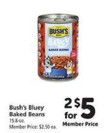 Bush's Bluey Baked Beans