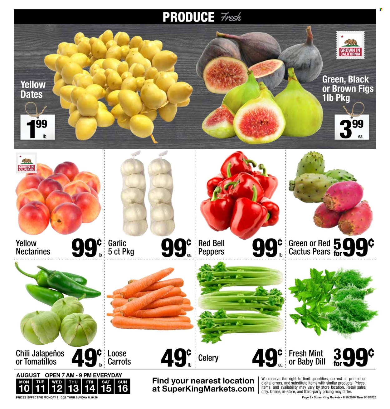 Super King Markets ad  - 08.10.2026 - 08.16.2026. Page 9