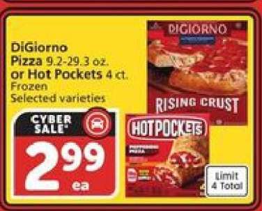 DiGiorno Pizza or Hot Pockets