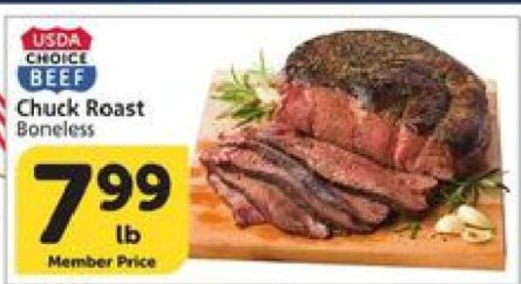 Chuck Roast Boneless
