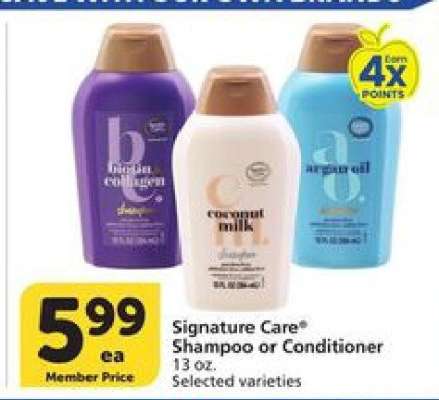 Signature Care Shampoo or Conditioner