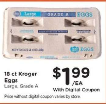 18 ct Kroger Eggs