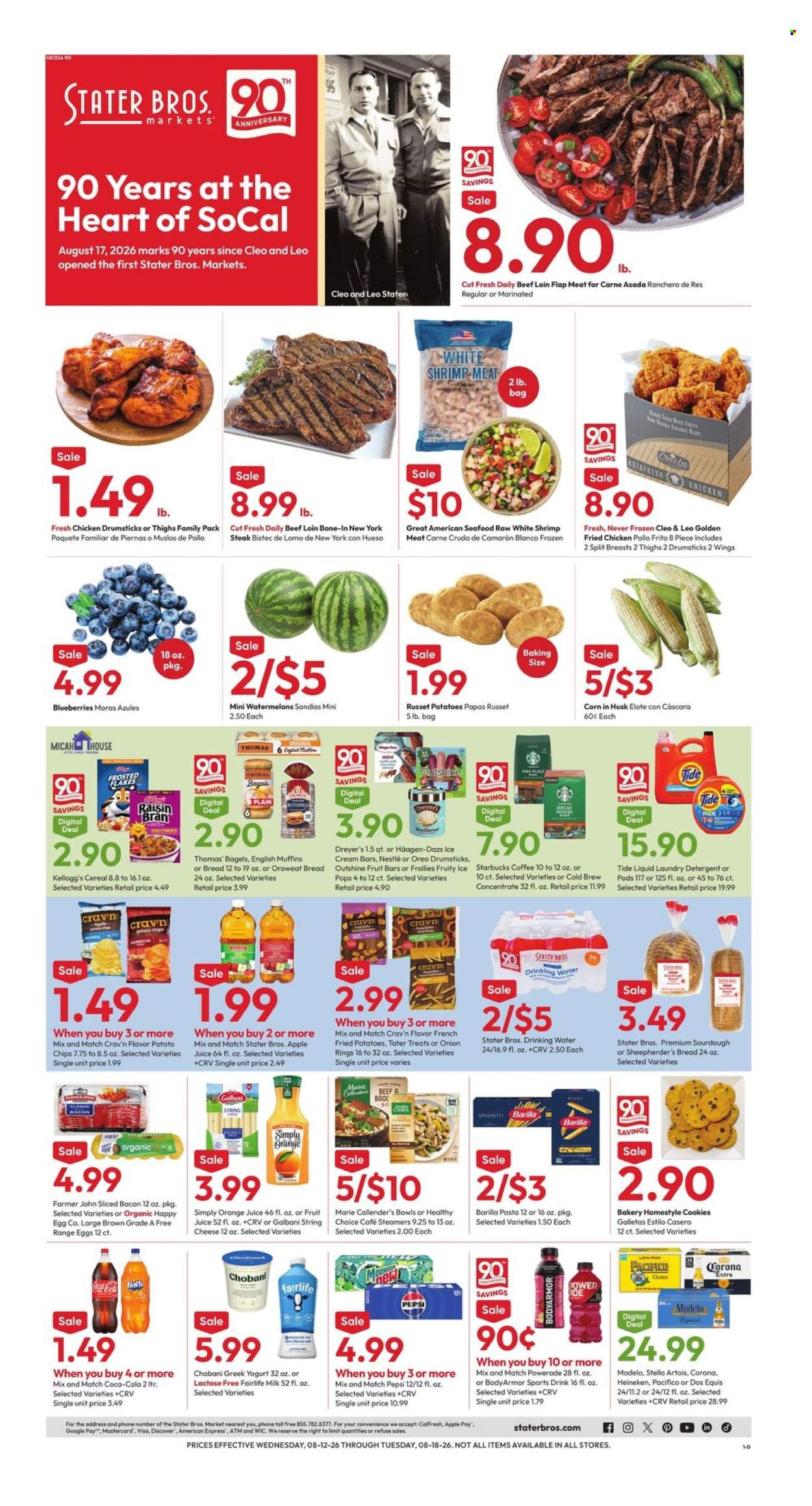 Stater Bros. ad  - 08.12.2026 - 08.18.2026. Page 1