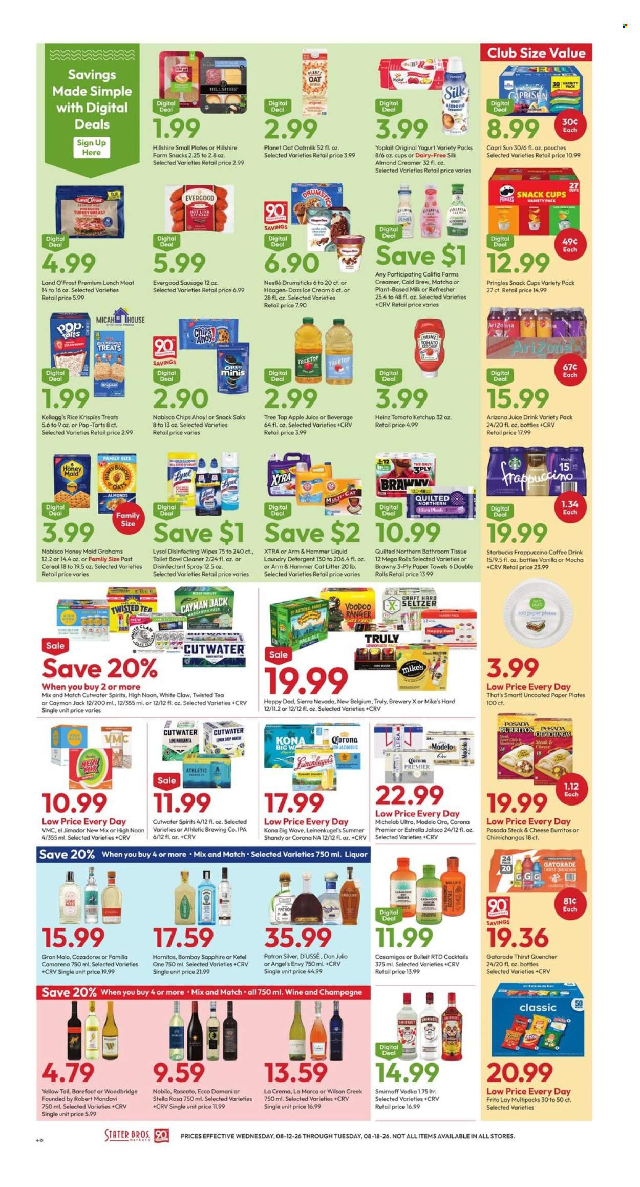 Stater Bros. ad  - 08.12.2026 - 08.18.2026. Page 4