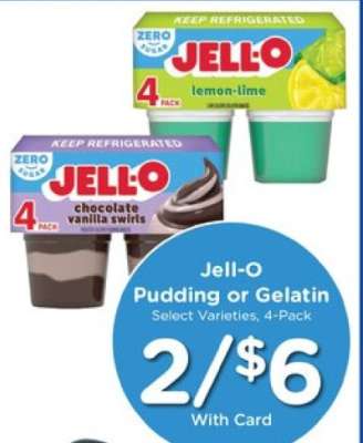 Jell-O Pudding or Gelatin