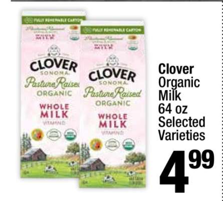 Clover Organic Milk