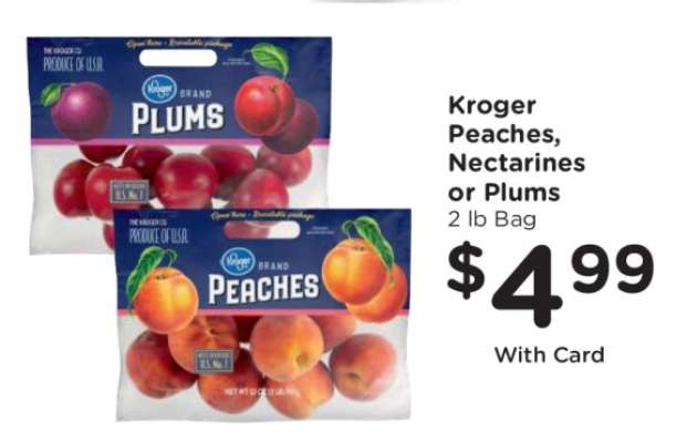 Kroger Peaches, Nectarines or Plums