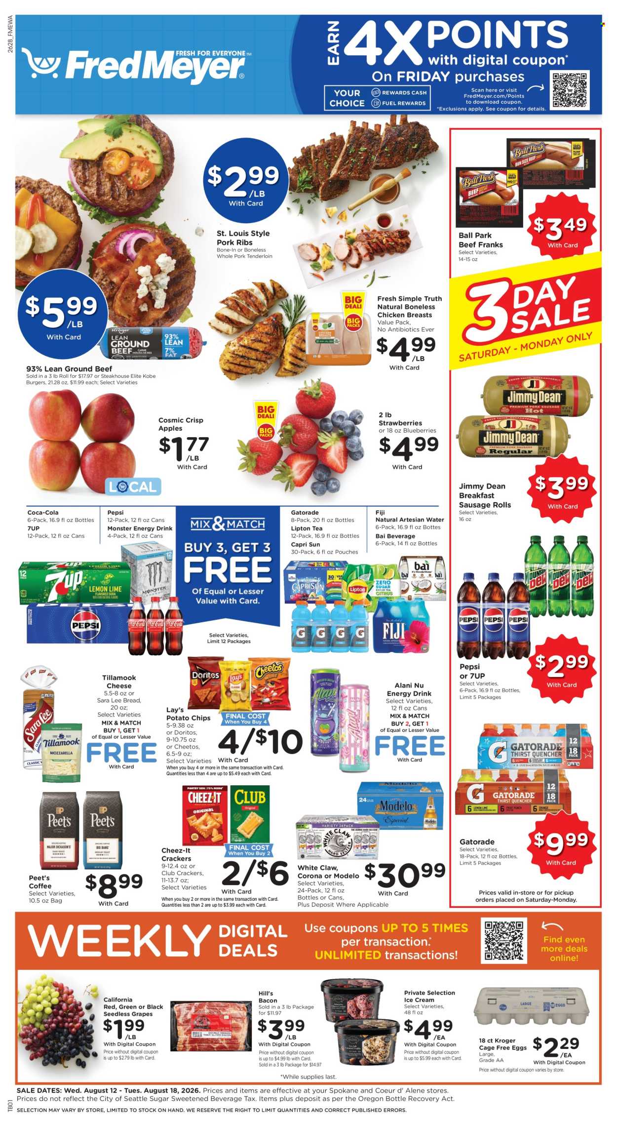Fred Meyer ad  - 08.12.2026 - 08.18.2026. Page 1