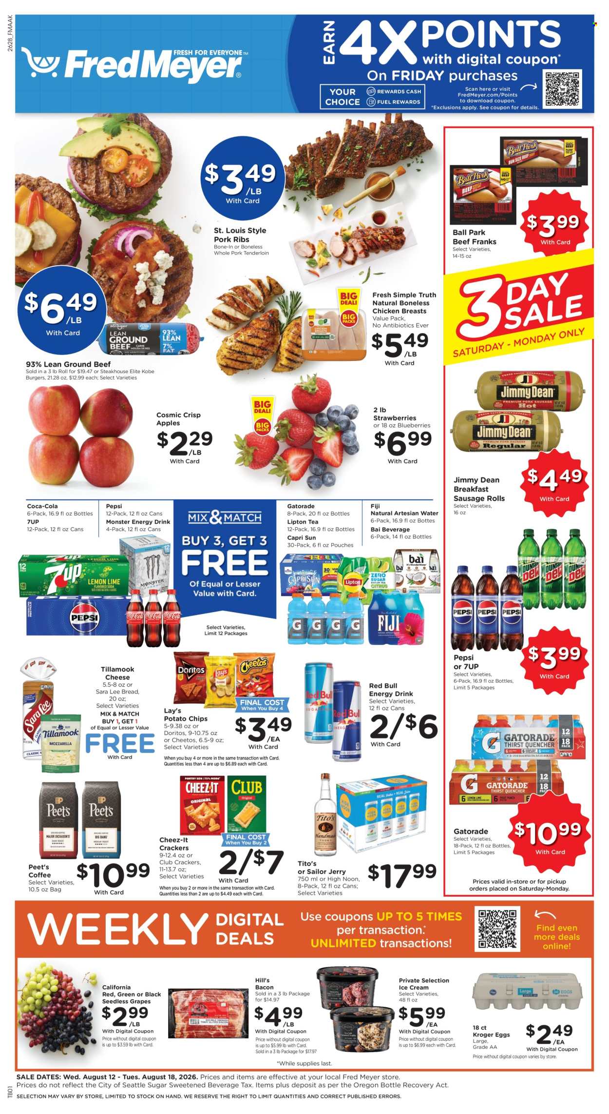 Fred Meyer ad  - 08.12.2026 - 08.18.2026. Page 1