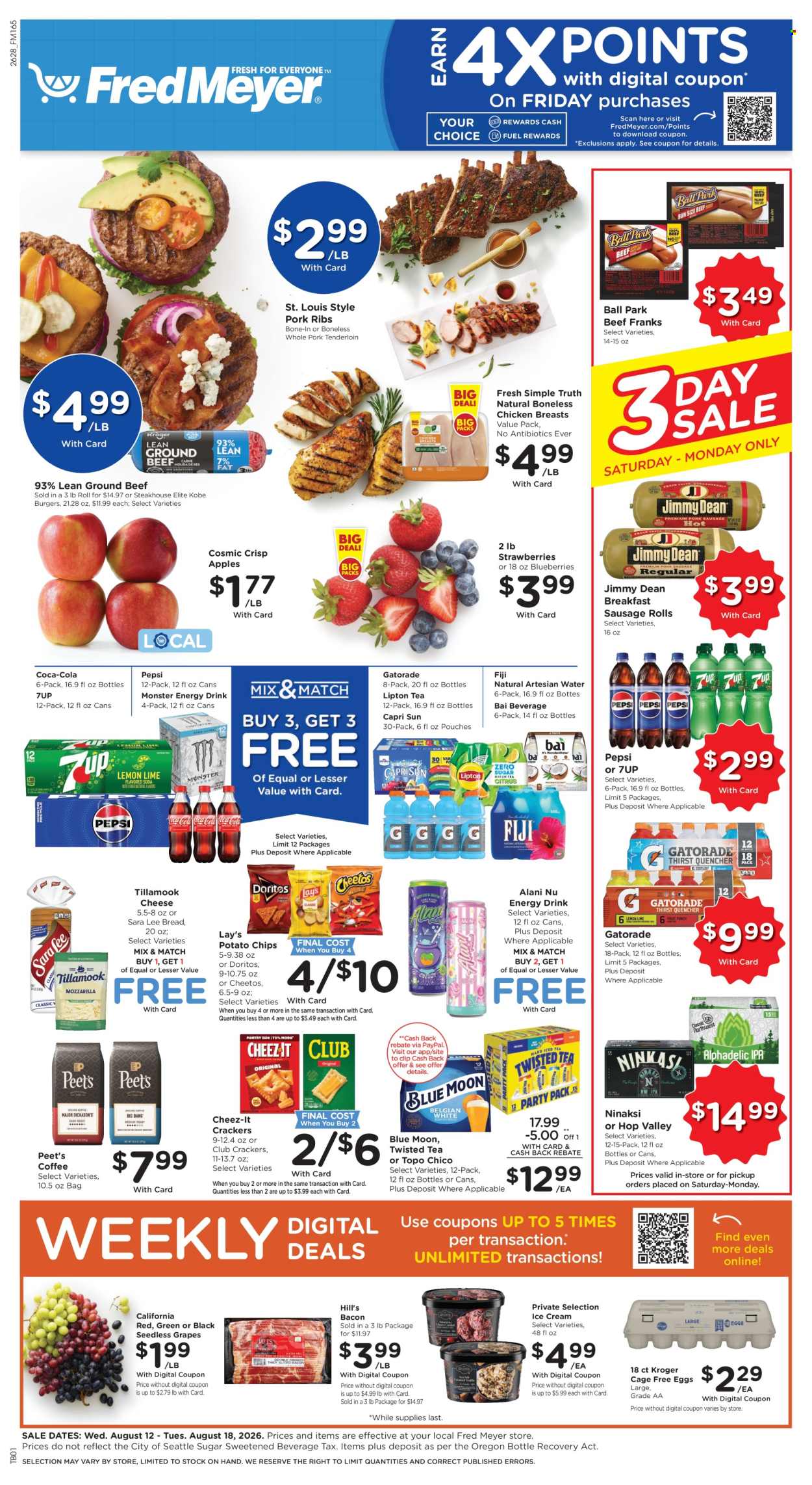 Fred Meyer ad  - 08.12.2026 - 08.18.2026. Page 1