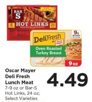 Oscar Mayer Deli Fresh Lunch Meat