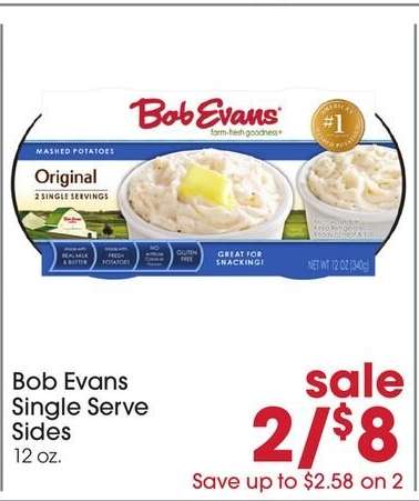 Bob Evans Single Serve Sides