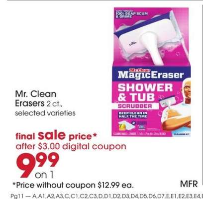 Mr Clean Erasers*