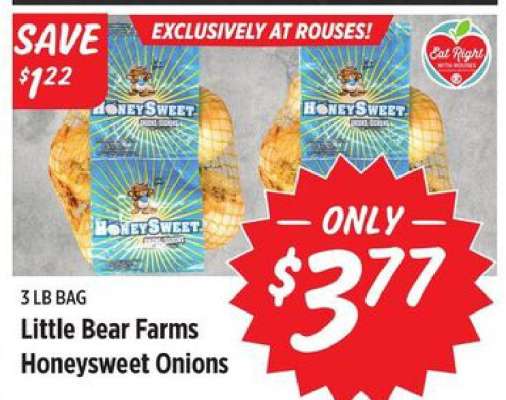 Little Bear Farms Honeysweet Onions