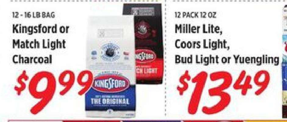 Kingsford or Match Light Charcoal