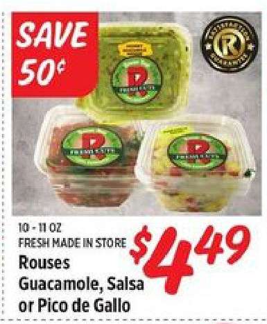 Rouses Guacamole, Salsa or Pico de Gallo