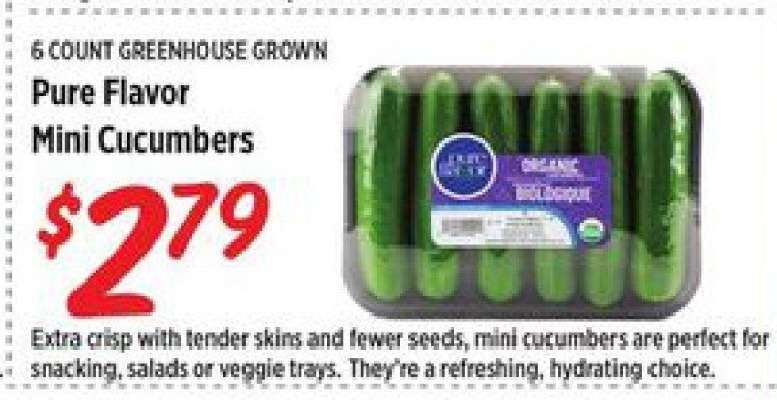 Pure Flavor Mini Cucumbers