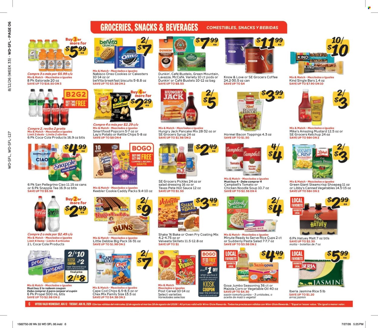 Winn Dixie ad  - 08.12.2026 - 08.18.2026. Page 6