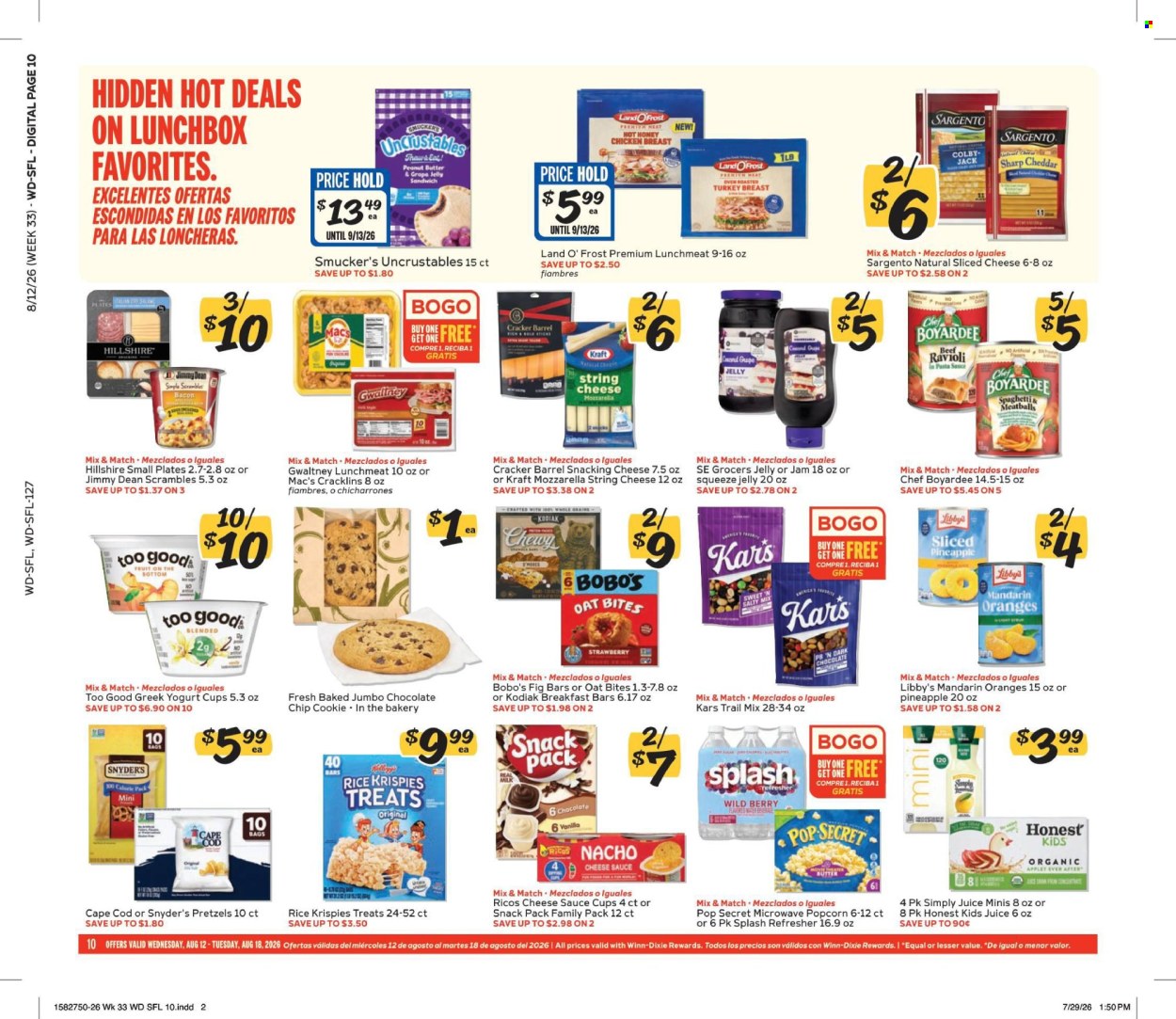 Winn Dixie ad  - 08.12.2026 - 08.18.2026. Page 10