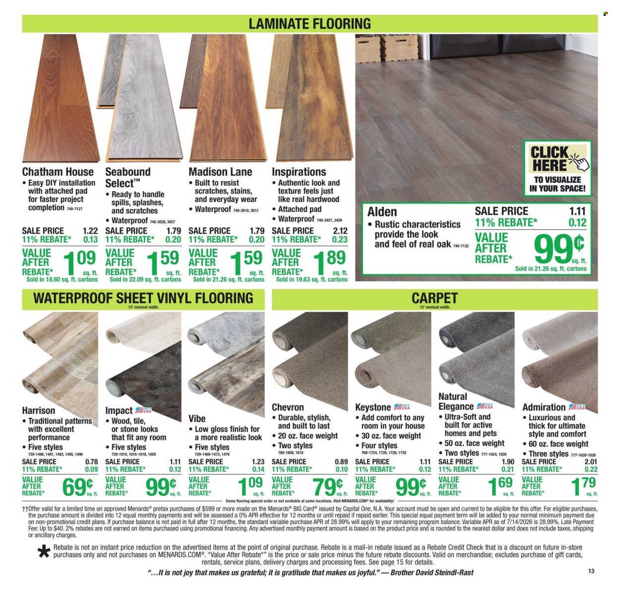 Menards ad  - 08.13.2026 - 08.23.2026. Page 16