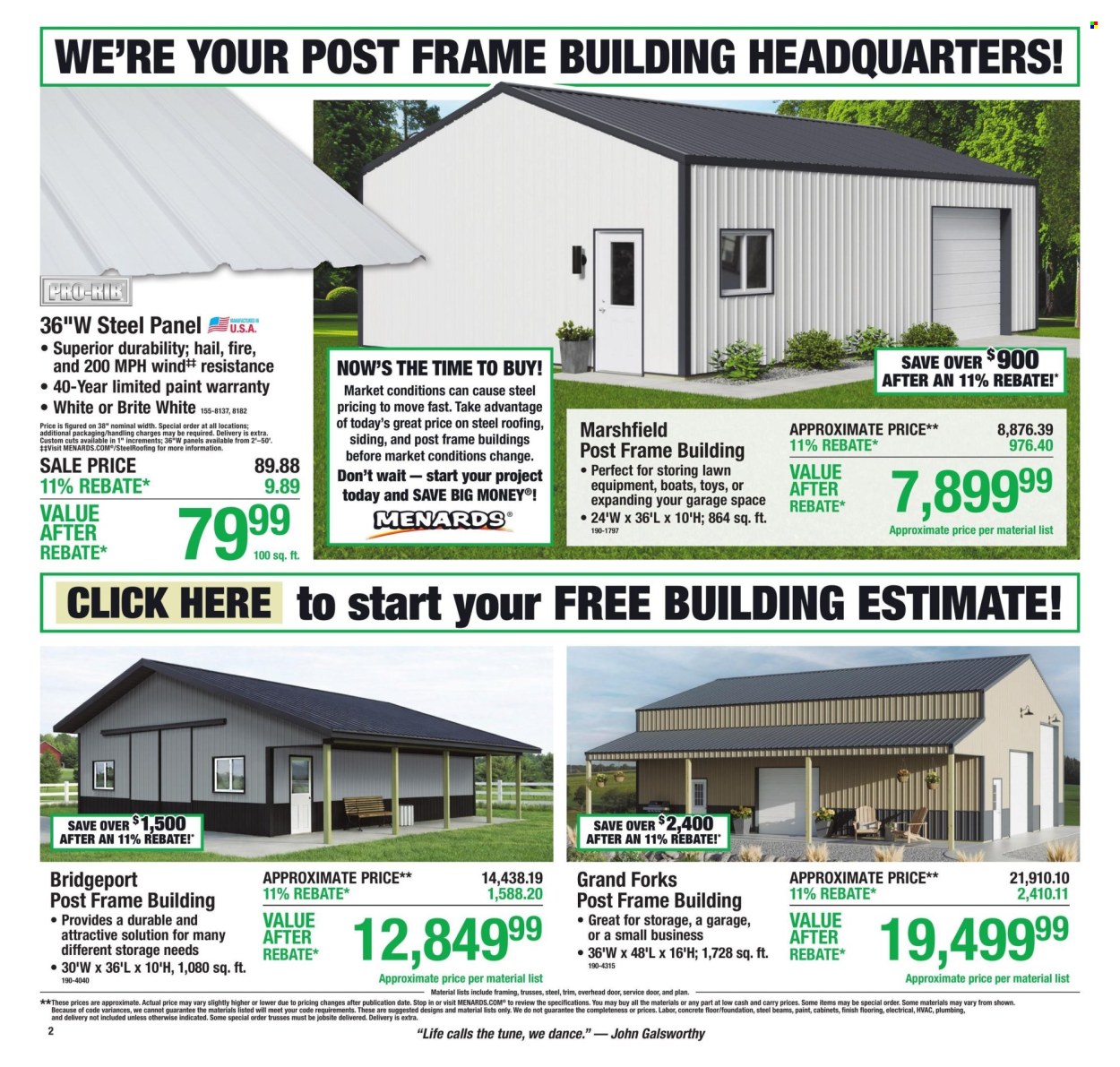 Menards ad  - 08.13.2026 - 08.23.2026. Page 2