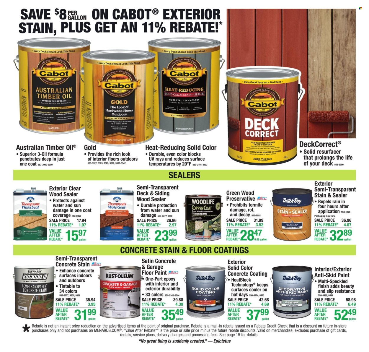 Menards ad  - 08.13.2026 - 08.23.2026. Page 8