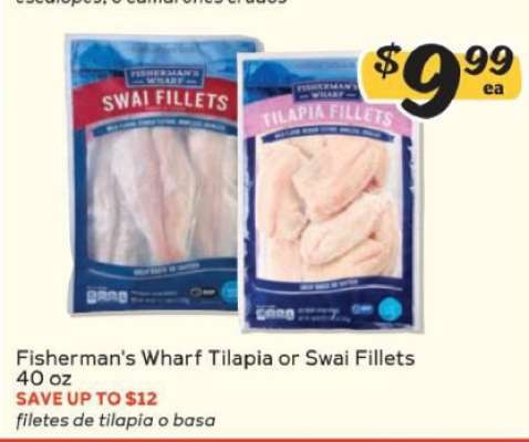 Fisherman's Wharf Tilapia or Swai Fillets