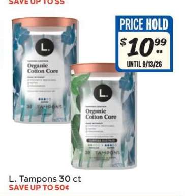L. Tampons 30 ct