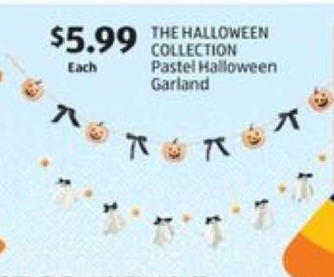 THE HALLOWEEN COLLECTION Pastel Halloween Garland