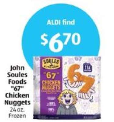 John Soules Foods '67' Chicken Nuggets