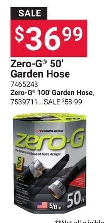 Zero-G 50' Garden Hose