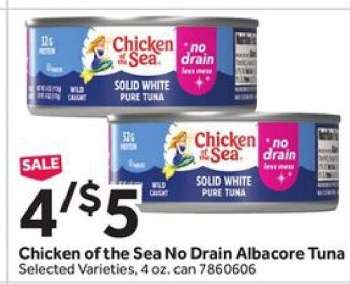 Chicken of the Sea No Drain Albacore Tuna
