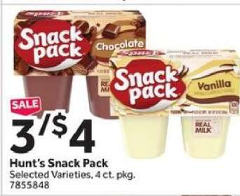 Hunt's Snack Pack