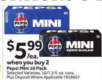 Pepsi Mini 10 Pack