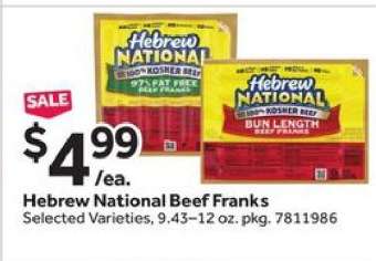 Hebrew National Beef Franks