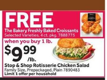 Stop & Shop Rotisserie Chicken Salad