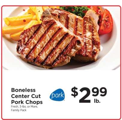 Boneless Center Cut Pork Chops