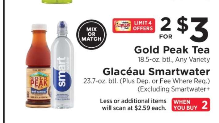 Gold Peak Tea / Glacéau Smartwater