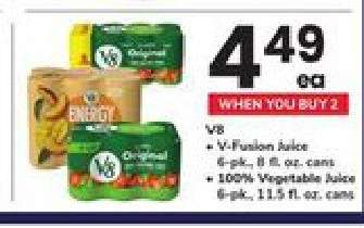 V8 V-Fusion Juice