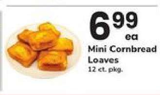 Mini Cornbread Loaves