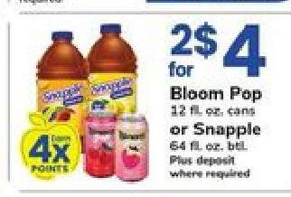 Bloom Pop or Snapple